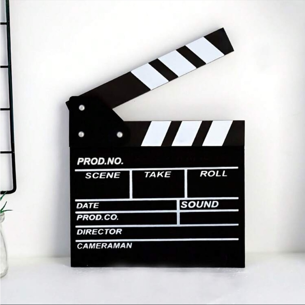 Film clap board 🎬